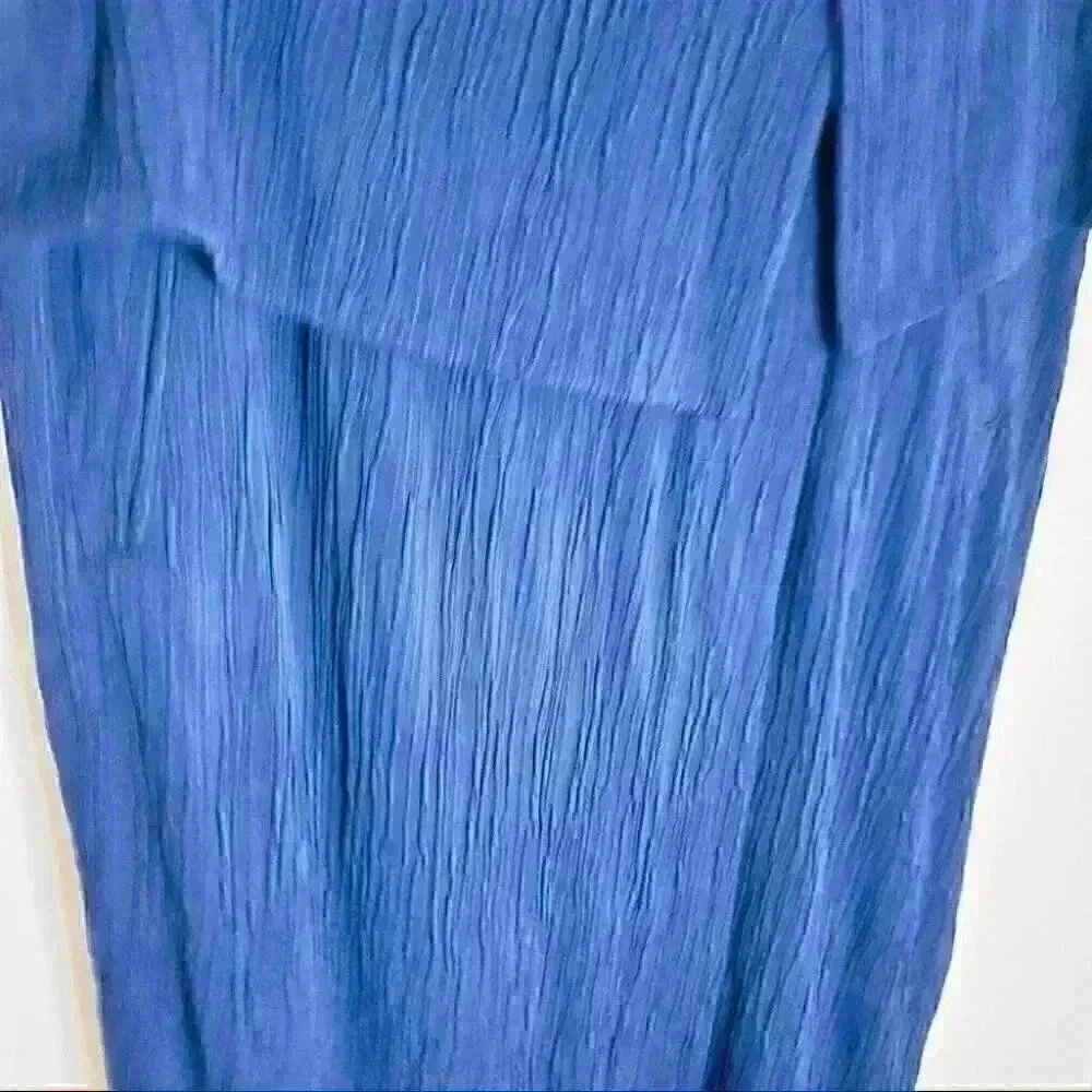 NWT MM Lafleur Montgomery Skirt Pleated Jersey Aegean Blue